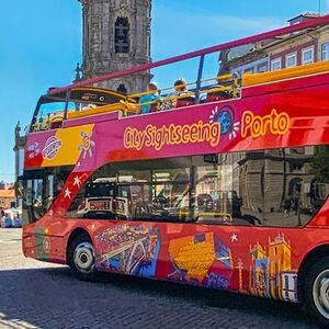 Veranstaltung: City Sightseeing Porto: excursão de ônibus hop-on hop-off de 24 horas ou 48 horas, Porto Helicopter Tours in Porto