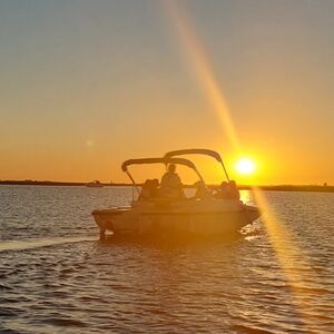 Veranstaltung: Ria Formosa: Passeio de barco ecológico ao pôr do sol a partir de Faro, Faro Cruises in Faro