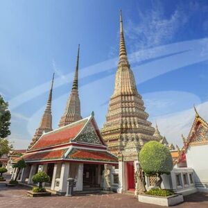 Veranstaltung: Wat Traimit, Wat Pho & Wat Benchamabophit: Guided Tour + Roundtrip Transfer, Wat Phra Chetuphon (Wat Pho) in Bangkok