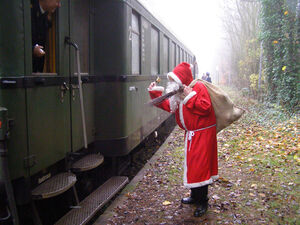 Veranstaltung: Nikolaus-Express - Dampfsonderzug von Wiesbaden Hbf nach Idstein und zurück, Hauptbahnhof Wiesbaden in Wiesbaden