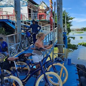 Veranstaltung: Ayutthaya: Sunset Bike Tour with Meal + Boat Crossing, Ayutthaya City Tours in Ayutthaya