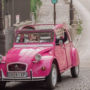 Veranstaltung: Paris : Visite privée en Citroën 2CV rose, Paris City Tours in Paris