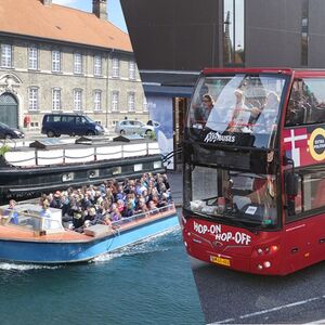 Red Sightseeing Copenhagen: 24H Hop-on Hop-Off Bus and Boat Tour ...