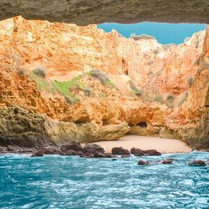 Veranstaltung: Gruta do Paraíso: Passeio de barco de 1 hora a partir de Portimão, Algarve Boat Tours in Portimão