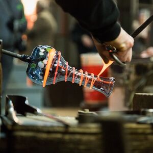 Veranstaltung: Dimostrazione di soffiatura del vetro veneziano in Piazza San Marco, Murano Glass Experiences in Venice