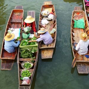 Veranstaltung: Bangkok: Full-Day Floating Market & Temple Tour, Day Trips from Bangkok in Bangkok