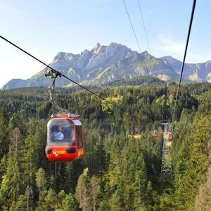 Veranstaltung: Mount Pilatus: Self-Guided Golden Roundtrip from Lucerne + Boat Cruise, Mount Pilatus in Kriens