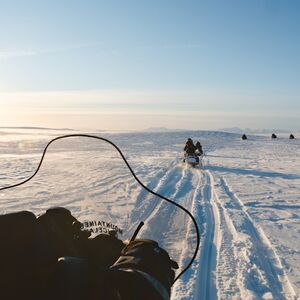 Veranstaltung: Gullfoss Waterfall: Snowmobiling Tour, Gullfoss Waterfall in Gullfoss