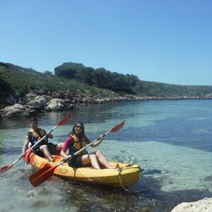 Veranstaltung: Alquiler de kayak en la bahía de Fornells, Menorca Island Water Activities in Fornells