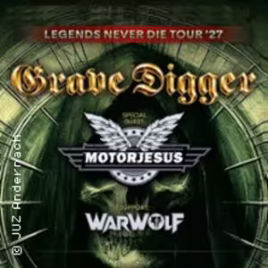 Veranstaltung: Grave Digger - Legends Never Die Tour '27 + Motorjesus, Warwolf, Hirsch in Nürnberg