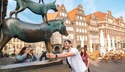 Veranstaltung: Die Bremer Stadtmusikanten - Jubiläumsführung 50 J. Deutsche Märchenstraße, in Bremen