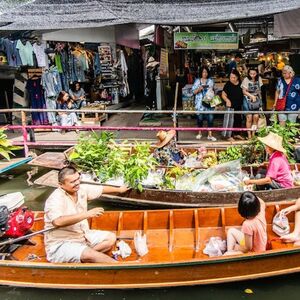 Veranstaltung: Bangkok: Private Floating Market Tour + Boat Ride + Transfers, Day Trips from Bangkok in Bangkok