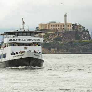 Veranstaltung: Alcatraz Island & Golden Gate Bridge - Sausalito Guided Bike Tour, Alcatraz in San Francisco