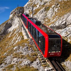 Veranstaltung: Mount Pilatus: Self-Guided Trip from / to Alpnachstad or Kriens, Mount Pilatus in Kriens