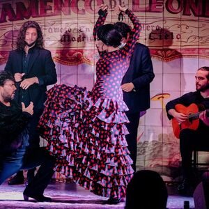 Veranstaltung: Flamenco de Leones Madrid: Espectáculo Flamenco + Cena y Bebida, Teatro Flamenco in Madrid