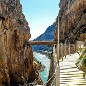 Veranstaltung: Caminito del Rey: Visita guiada + Autobús lanzadera desde la Costa del Sol, El Caminito del Rey in Ardales