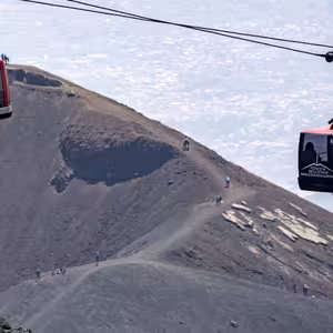 Veranstaltung: Monte Etna: Biglietto di andata e ritorno per la funivia, Mount Etna in Nicolosi