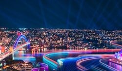 Veranstaltung: Sydney Harbour: Oz Jet Boat Vivid Sydney, Vivid Sydney Cruises in Sydney