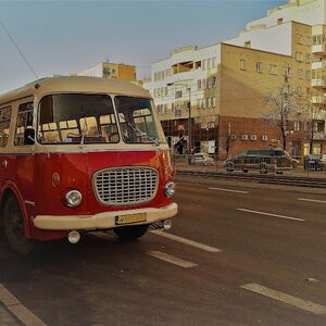 Veranstaltung: Retro Bus Tour Dark Side of Warsaw, Palace of Culture and Science in Warsaw