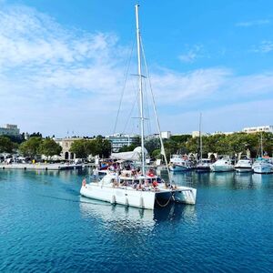 Veranstaltung: Rhodes: Catamaran Day Cruise with Lunch, Rhodes Cruises in Rhodes