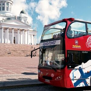 Veranstaltung: Helsinki Hop On-Hop Off Bus & City Highlights Cruise, Helsinki Hop-on Hop-off Tours in Helsinki