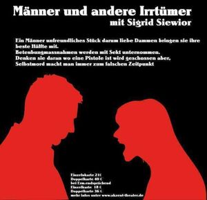 Veranstaltung: Männer und andere Irrtümer, Akzent Theater in Wiesbaden