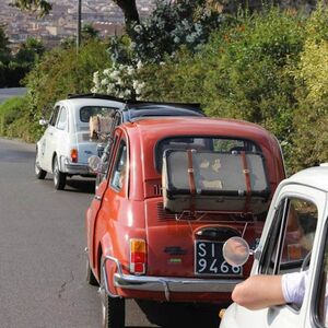 Veranstaltung: Da Firenze: Tour in auto della Fiat 500 d'epoca, Florence Audio Guides in Florence