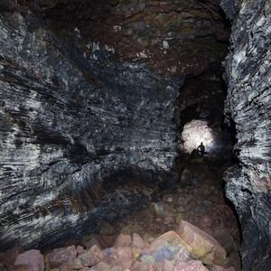 Veranstaltung: The Lava Falls Adventure Tour, The Lava Tunnel in Reykjavík