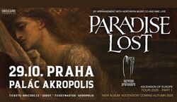 Event: Paradise Lost, Messa, Lacrimas Profundere, Palác Akropolis in Praha 3