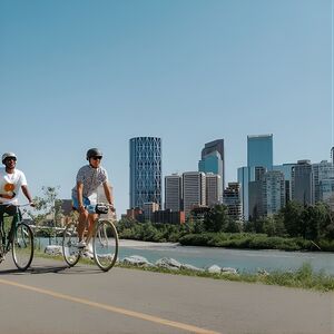 Veranstaltung: Calgary City Highlights Bike Tour, E-Bike Upgrade Option - 3-Hour, Toonie Tours Calgary - City Tours, Bike & Scooter Rentals in Calgary