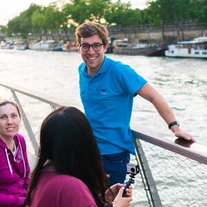 Veranstaltung: Paris : Tour à vélo en soirée + 1 heure de croisière en bateau, Paris Bike Tour in Paris