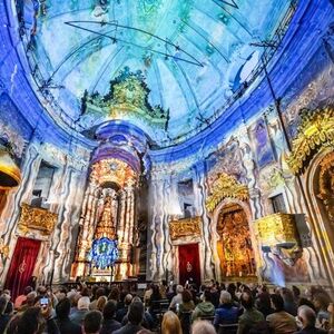 Veranstaltung: Spiritus: espetáculo de luzes na Igreja dos Clérigos, Igreja dos Clérigos in Porto