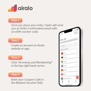 Veranstaltung: Malaysia: Local eSIM by Airalo, SIM Cards Kuala Lumpur in Kuala Lumpur