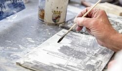 Event: Delft Blue Workshop: Paint Your Own Tile, Heinen Delfts Blauw in Amsterdam
