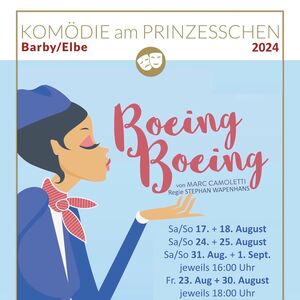 Veranstaltung: Boeing Boeing - Sommerkomödie am Prinzeßchen, Schlosspark am Prinzesschen in Barby
