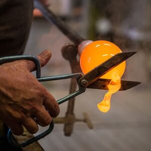 Veranstaltung: Dimostrazione di soffiatura del vetro veneziano in Piazza San Marco, Murano Glass Experiences in Venice