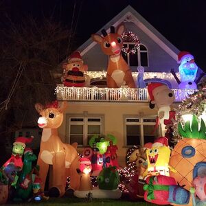 Veranstaltung: New York: Dyker Heights Christmas Lights Tour from Manhattan, New York in new york city