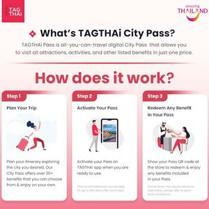 Veranstaltung: Tagthai Bangkok: Day Pass With 30+ Benefits, Bangkok City Cards in Bangkok