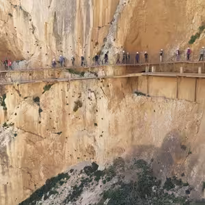 Veranstaltung: Caminito del Rey: Visita guiada + Autobús lanzadera desde El Chorro, Caminito del Rey in Ardales