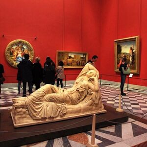 Veranstaltung: Galleria degli Uffizi: Tour guidato per piccoli gruppi + Biglietto saltafila, Uffizi Gallery in Florence