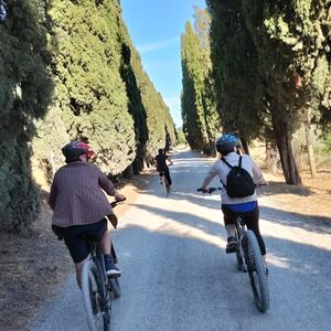 Veranstaltung: Via Appia: Tour in E-Bike fuori dai sentieri battuti + Catacombe + Cibo, Parco Archeologico Appia Antica in Rome