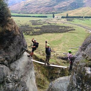 Veranstaltung: Level 1 Waterfall Climb from Wanaka (3 hours return), Twin Falls Waterfall in Twin Falls