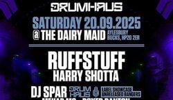 Veranstaltung: Shed Da Bass In Conjunction With DrumHaus, The Dairy Maid in Hemel-Hempstead