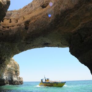 Veranstaltung: Benagil e Observação de Golfinhos: Passeio de Jet Boat a partir de Albufeira, Algarve Dolphin Watching in Albufeira