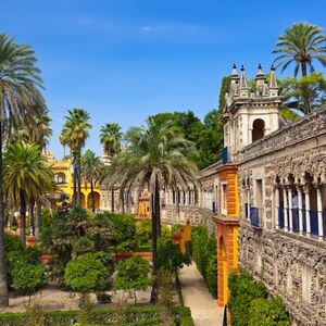 Veranstaltung: Reales Alcázares de Sevilla, Catedral y Giralda: Entrada + Visita de 3,5 horas, Royal Alcázar of Seville in Seville