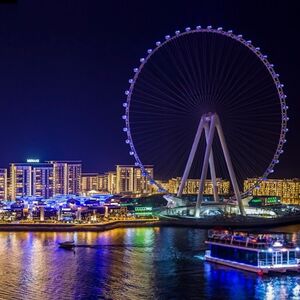 Veranstaltung: Dubai Marina: 1-Hr Ain Dubai Houseboat Tour, Dubai Cruises in Dubai