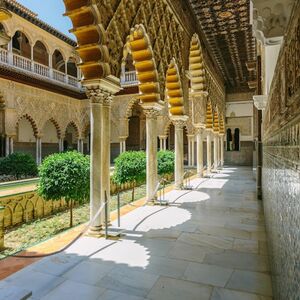 Veranstaltung: Reales Alcázares de Sevilla: Entrada sin colas con visita guiada de 90 minutos, Alcázar de Sevilla in Sevilla