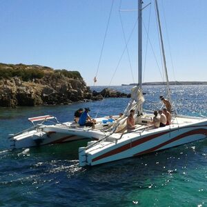 Veranstaltung: Bahía de Fornells: Crucero en catamarán de medio día, Day Trips from Menorca in Fornells