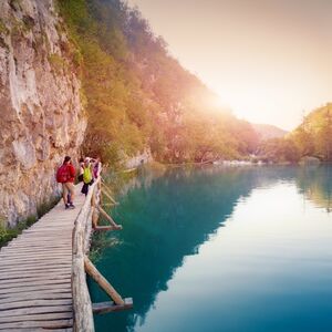 Veranstaltung: Plitvice Lakes: Day Tour from Zagreb, Plitvice National Park in plitvička jezera