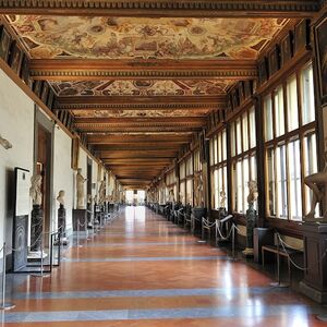 Veranstaltung: Galleria degli Uffizi: Biglietto d'ingresso prioritario + App per audioguida, Uffizi Gallery in Florence